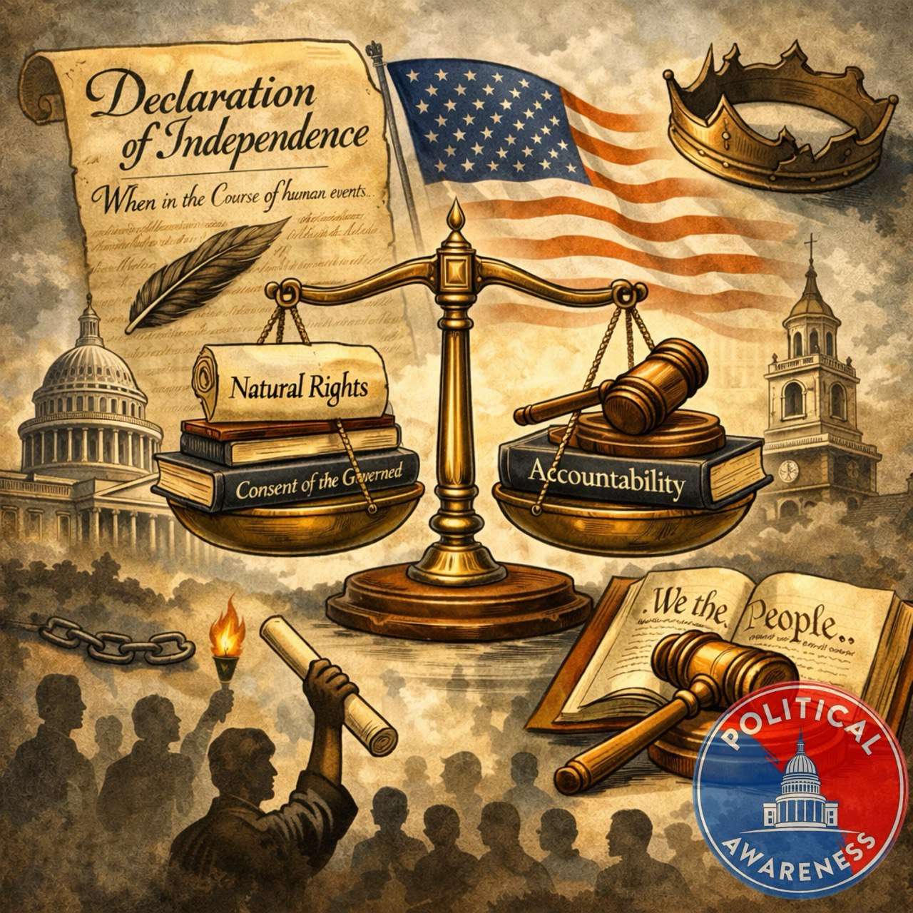 What the Declaration of Independence Actually Says About Power